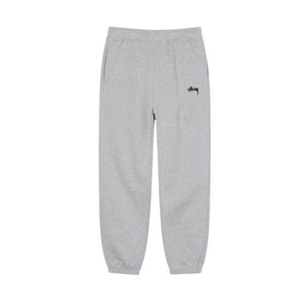 Pantalon-gris-Stussy-Stock-Logo.jpg Stussy Logo Grey Sweatpants
