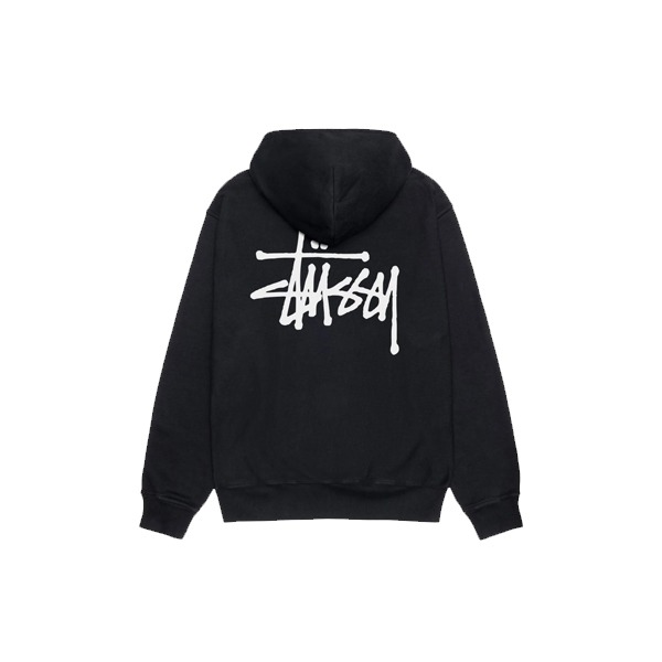 Pull-a-capuche-basique-stussy.jpg Basic Stussy Black Hoodie