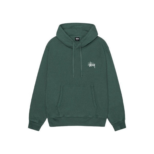 Pull-a-capuche-vert-stussy.jpg Stussy Green Hoodie