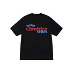 Stussy Designs T Shirt USA Black