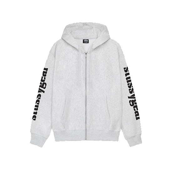 Stussy-Gear-Zip-Hoodie.jpg Stussy Gear Grey Zip-Up Hoodie