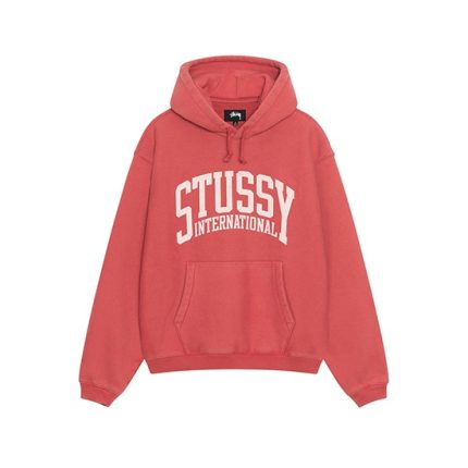 Stussy International Red Hoodie