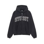 Stussy Outline Black Zip Hoodie