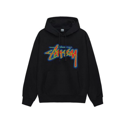 Stussy Thermal Black Hoodie