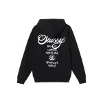 Stussy World Tour Black Hoodie