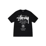 Stussy World Tour T-Shirt Black
