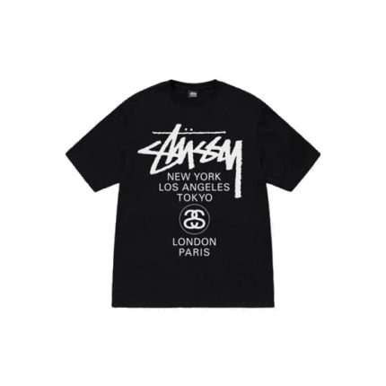 Stussy World Tour T-Shirt Black